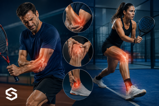 Las 3 lesiones más frecuentes en el tenis y pádel